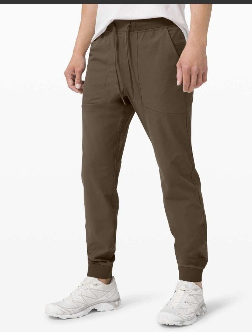 Lululemon ABC Jogger 30" Dark Olive Men's Large Warpstreme M5A85S - Picture 1 of 6